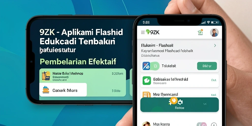 Antarmuka aplikasi 9ZK yang interaktif dan menarik.