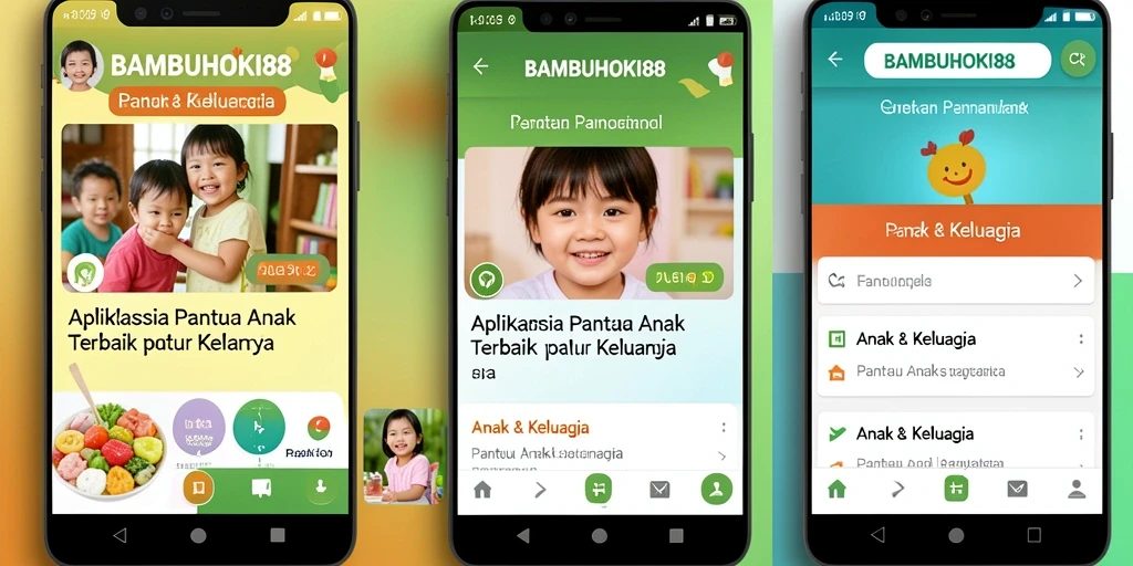 Tampilan antarmuka pengguna aplikasi Pantau Anak yang intuitif dan informatif.