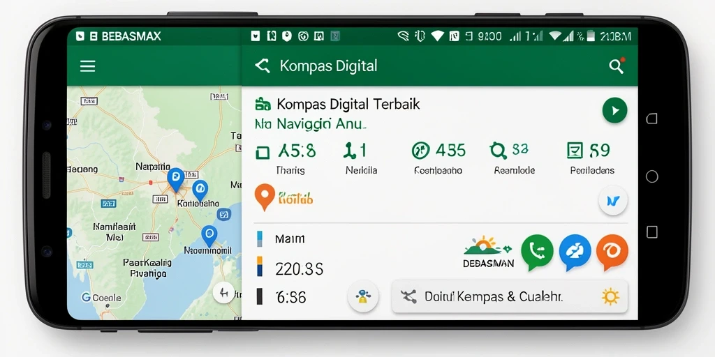 Antarmuka pengguna BEBASMAX yang intuitif dan jelas.