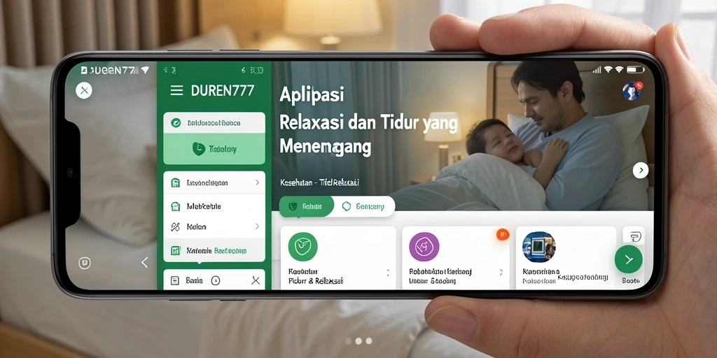 Tampilan antarmuka DUREN777 yang sederhana dan menenangkan.