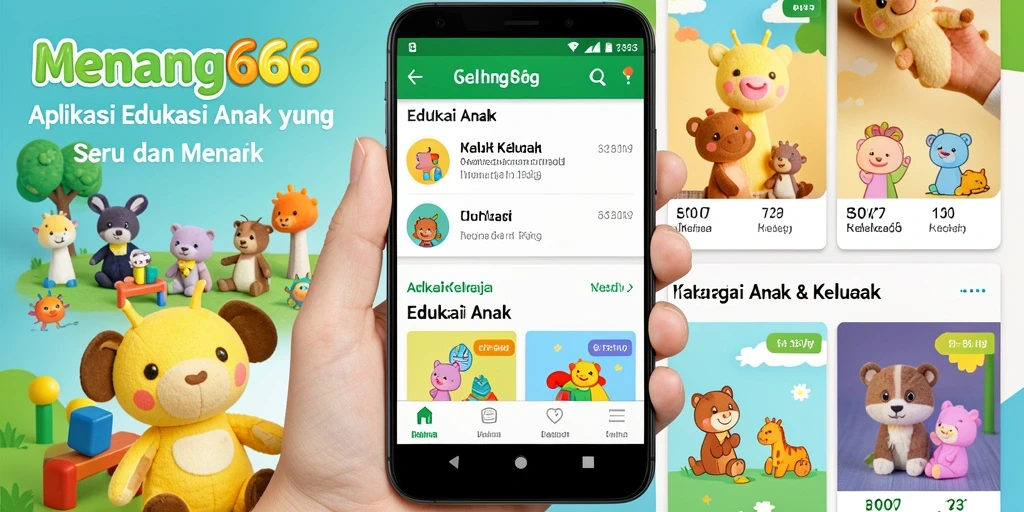 Tampilan antarmuka MENANG666 yang interaktif dan menarik untuk anak-anak.