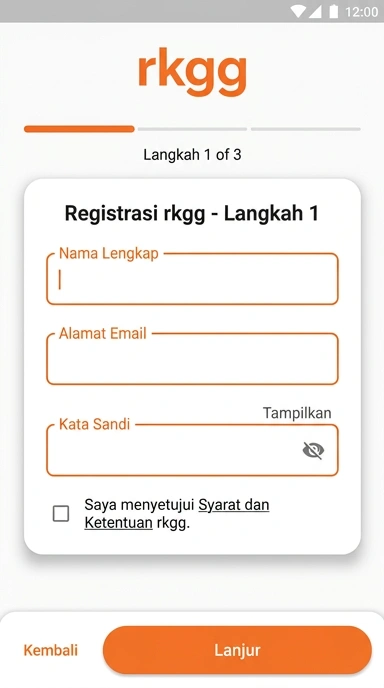Cara Mudah Registrasi Akun rkgg untuk Android