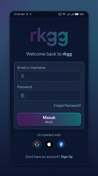 Masuk ke Akun rkgg untuk Pengguna Android